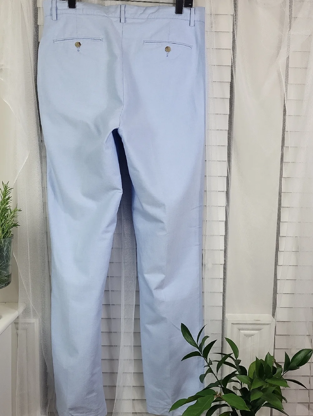 Polo‎ by Ralph Lauren Pale Blue Men's Chinos. Size 33/34